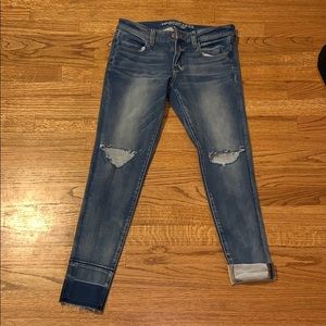 American Eagle ripped jeans